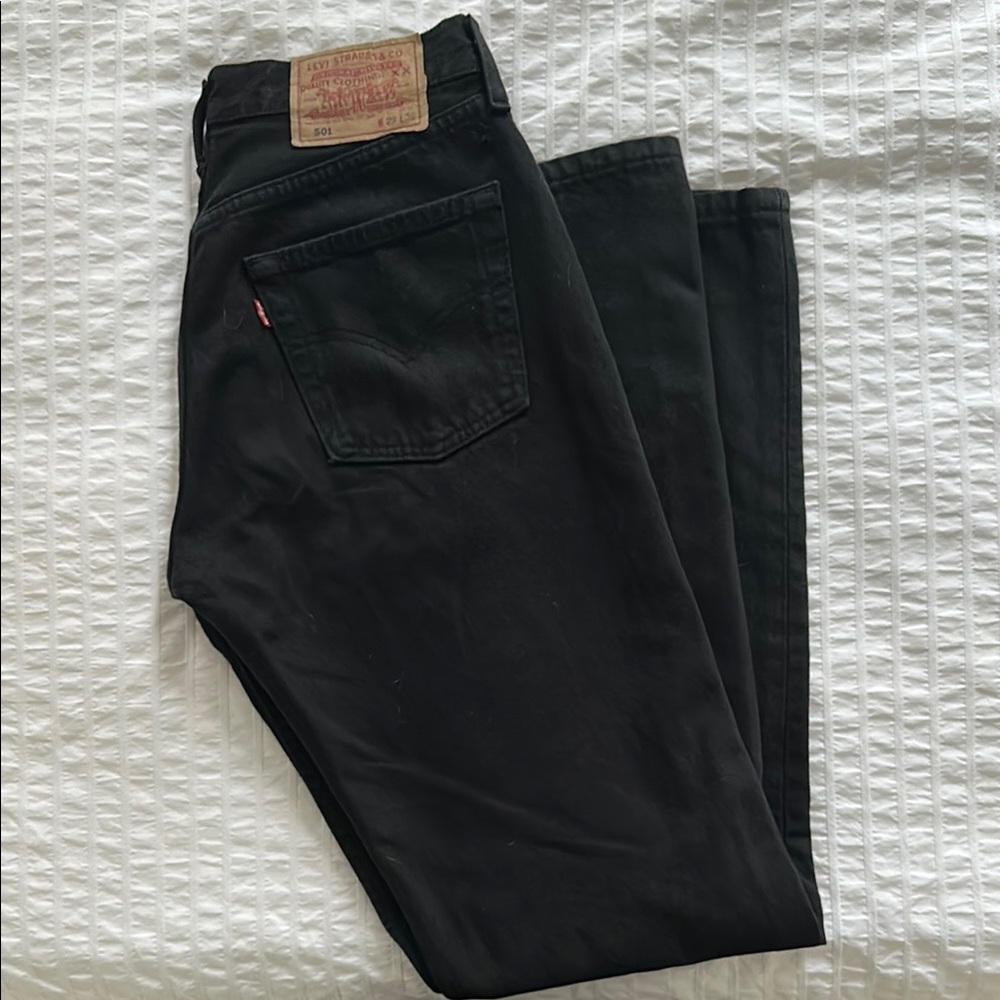 Levi's 501 Black Jeans